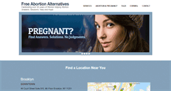 Desktop Screenshot of freeabortionalternatives.com